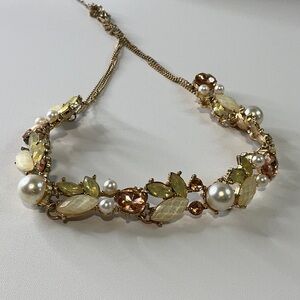 Elegant rose and cream Pearl Necklace